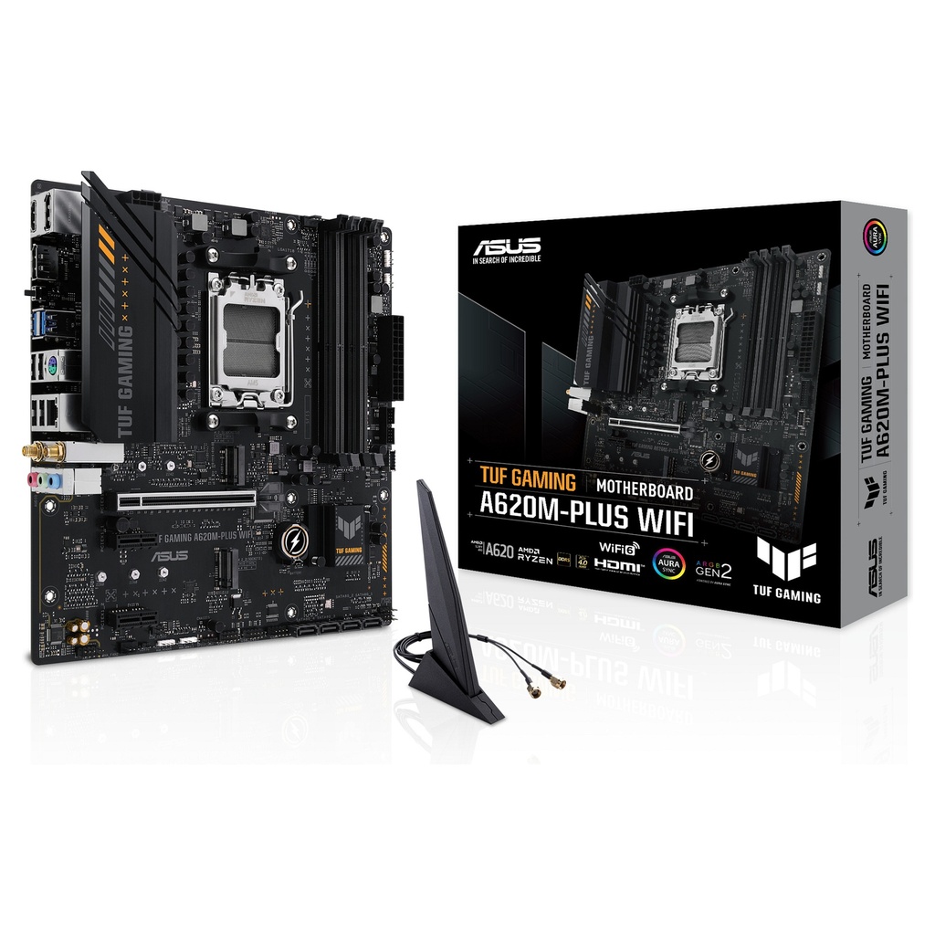 ASUS TUF GAMING A620M-PLUS A620 AM5 mATX - 90MB1F00-M0EAY0