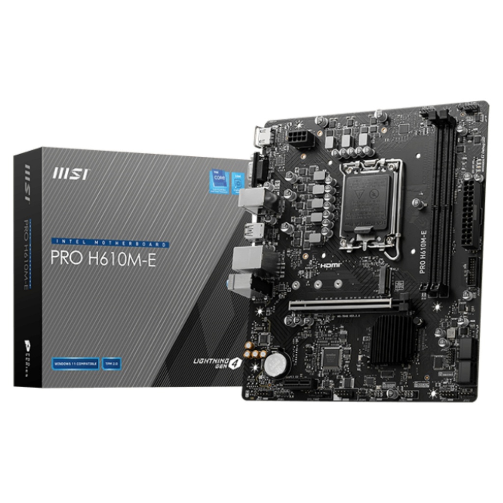 MSI PRO H610M-E H610 LGA1700 - 7D48-019R