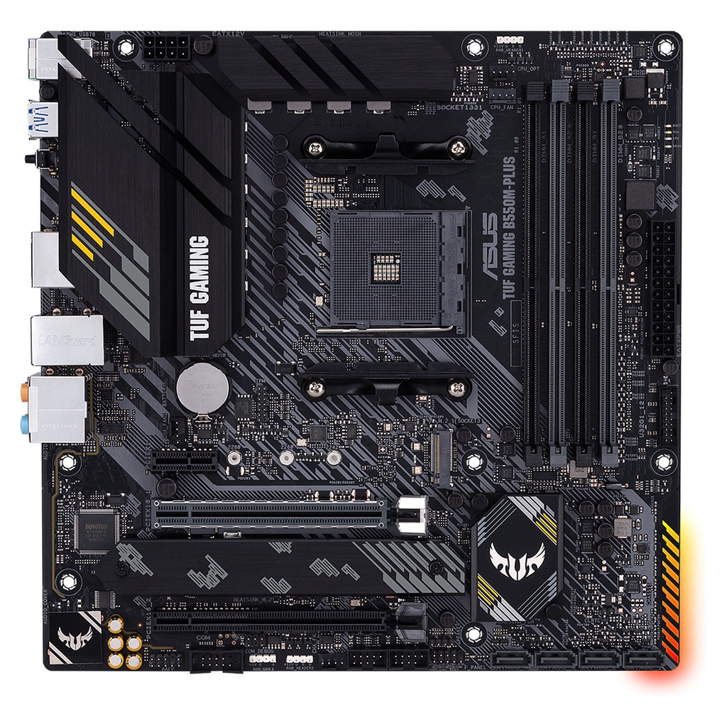 ASUS TUF GAMING B550M PLUS B550 AM4 mATX - 90MB14A0-M0EAY0