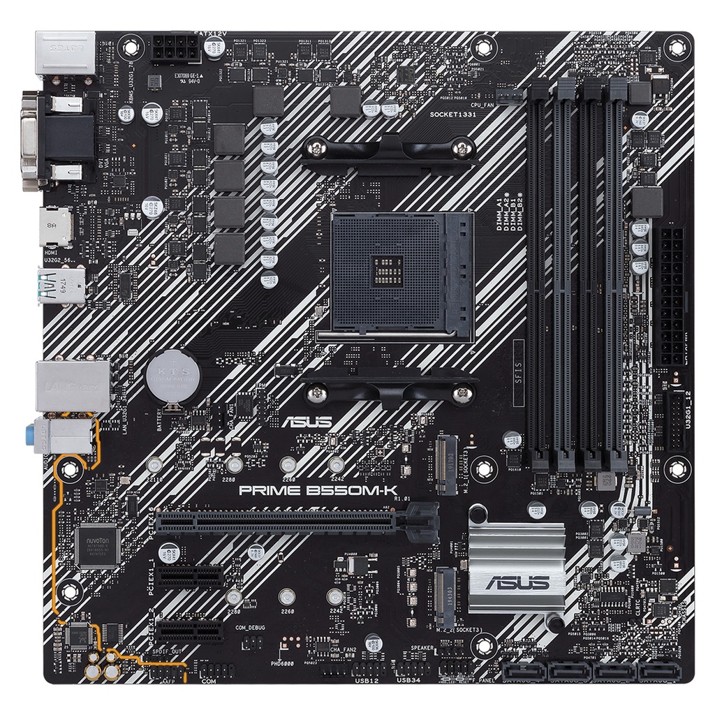 ASUS PRIME B550M-K B550 AM4 mATX - 90MB14V0-M0EAY0