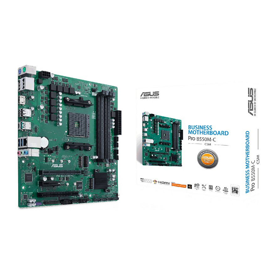 ASUS Pro B550M-C/CSM B550 AM4 - 90MB15Q0-M0EAYC