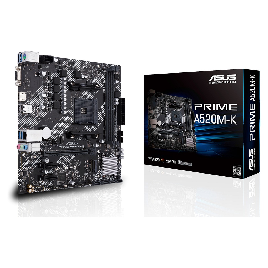 ASUS PRIME A520M-K A520 AM4 mATX - 90MB1500-M0EAY0