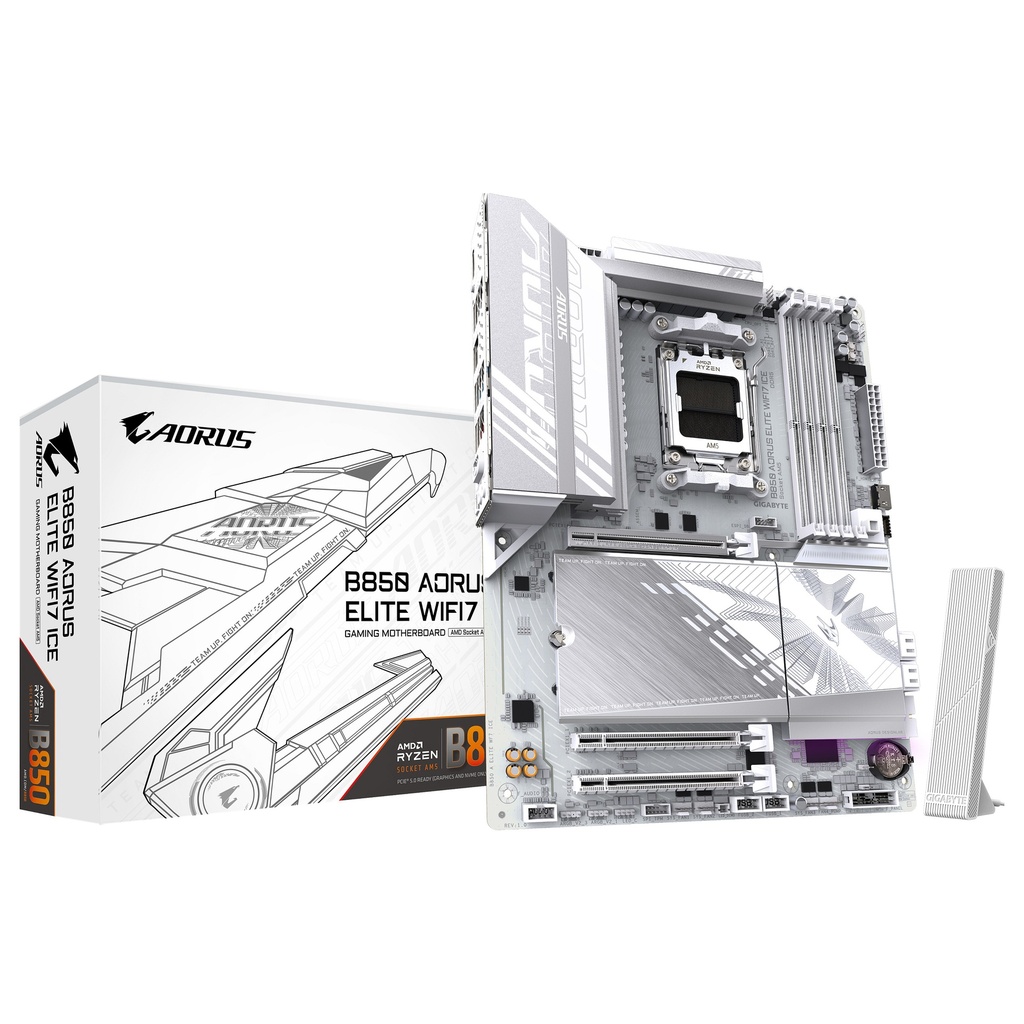 Gigabyte AORUS ELITE WF7 ICE B850 AM5 - B850 AORUS ELITE WF7 ICE