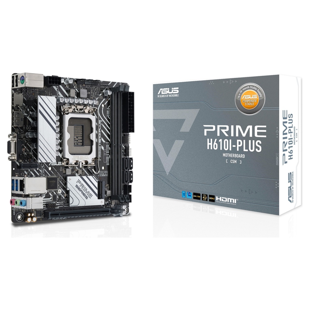 ASUS PRIME H610I-PLUS-CSM H610 AM4 mATX - 90MB1GB0-M0EAYC