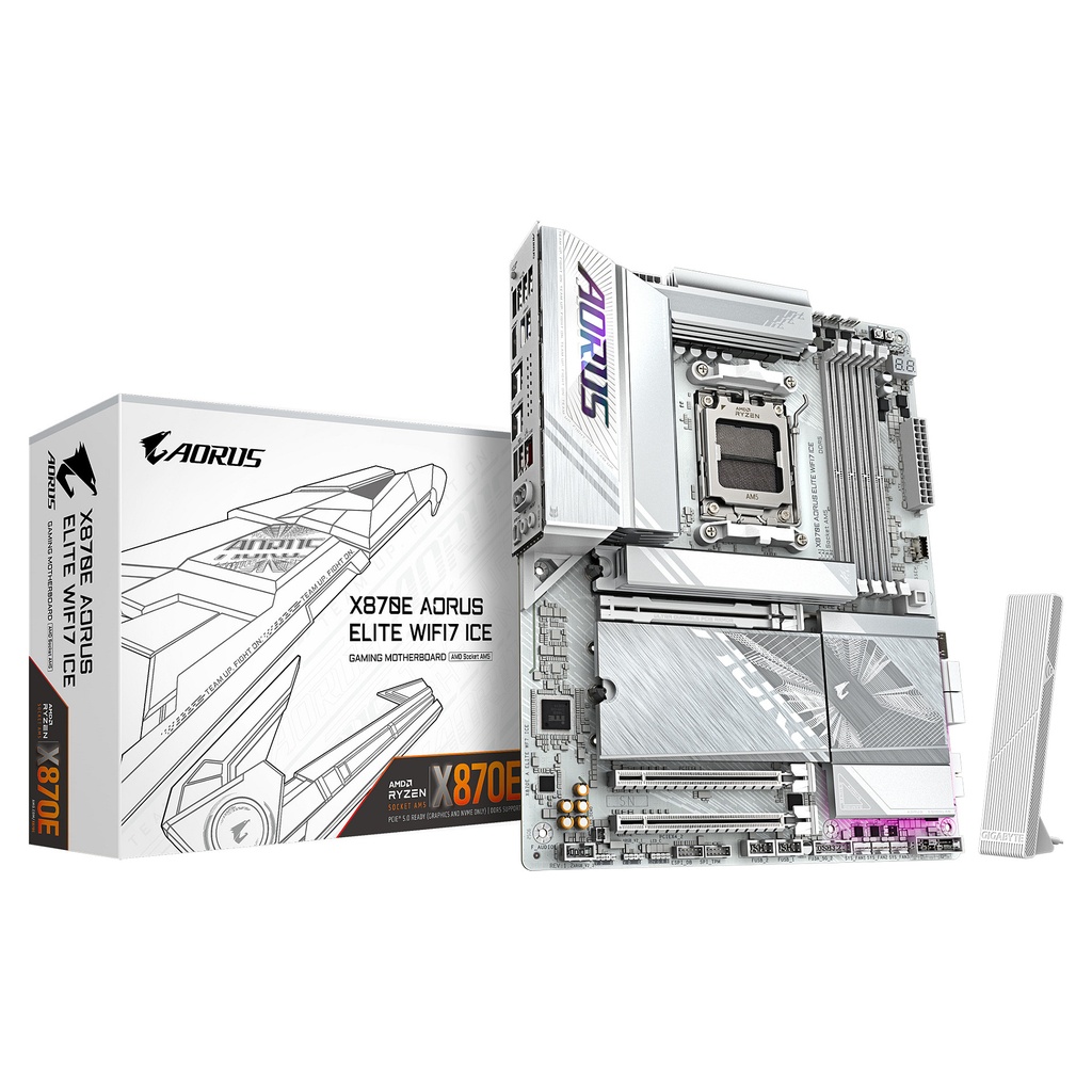 Gigabyte ELITE ICE A ELITE ICE X870E AM5 - X870E A ELITE WIFI7 ICE