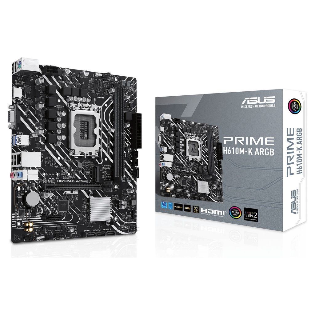 ASUS PRIME H610M-K H610 LGA1700 mATX - 90MB1G90-M0EAY0