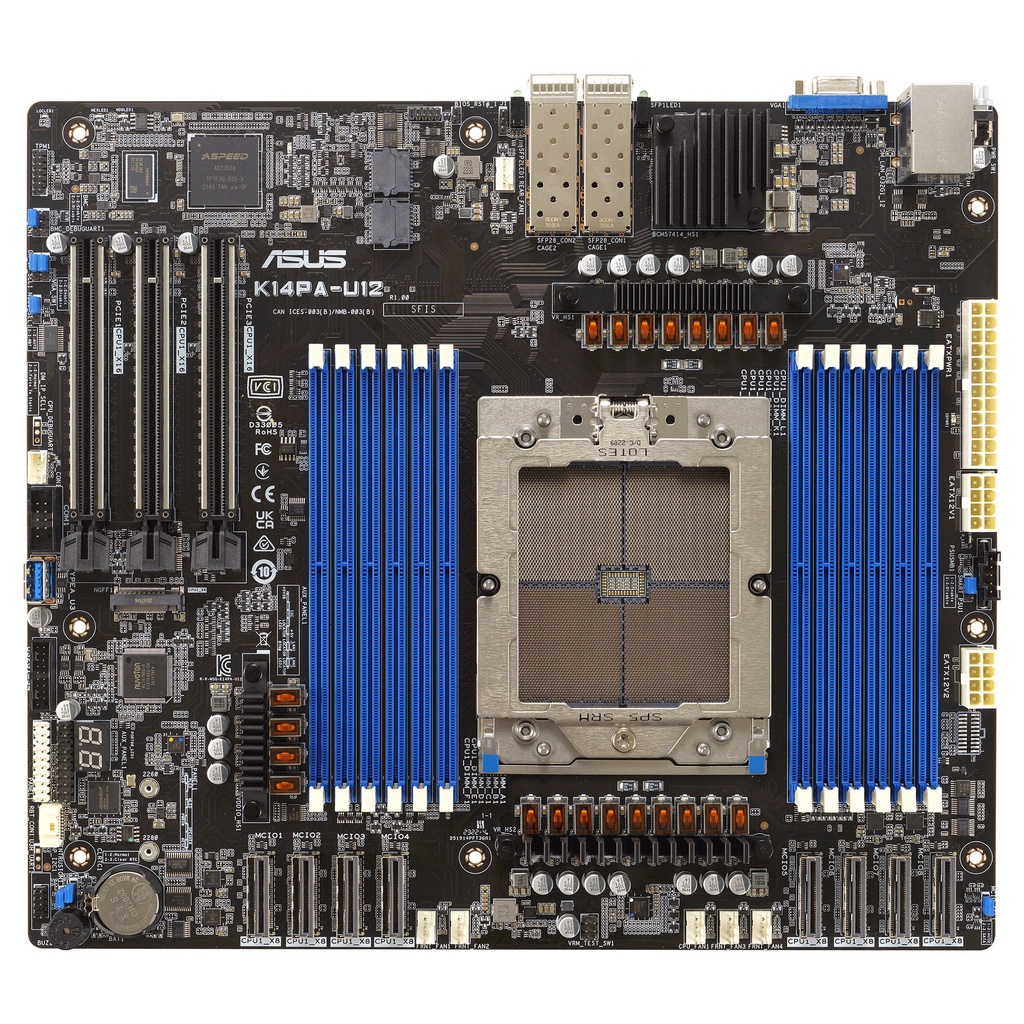 ASUS K14PA-U12/ASMB11 CEB 1x LGA 6096 2x25G - 90SB0CI0-M0UAY0