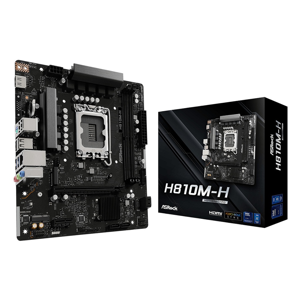 ASRock H810M-H H810 LGA1851 - 90-MXBSZ0-A0UAYZ