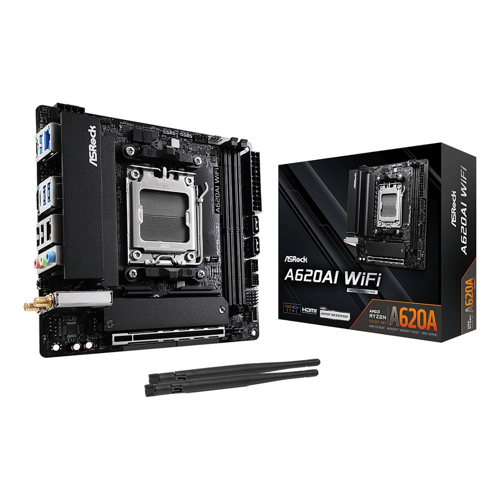 ASRock A620AI mITX HDMI A620 AM5 ITX - 90-MXBT50-A0UAYZ