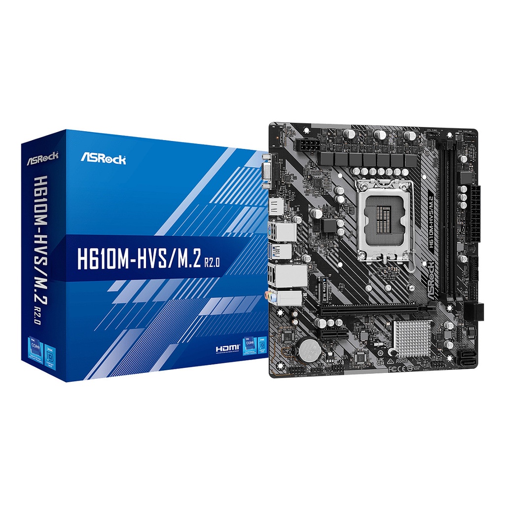 ASRock H610M-HVS/M.2 R2.0 H610 - H610M-HVS/M.2 R2.0