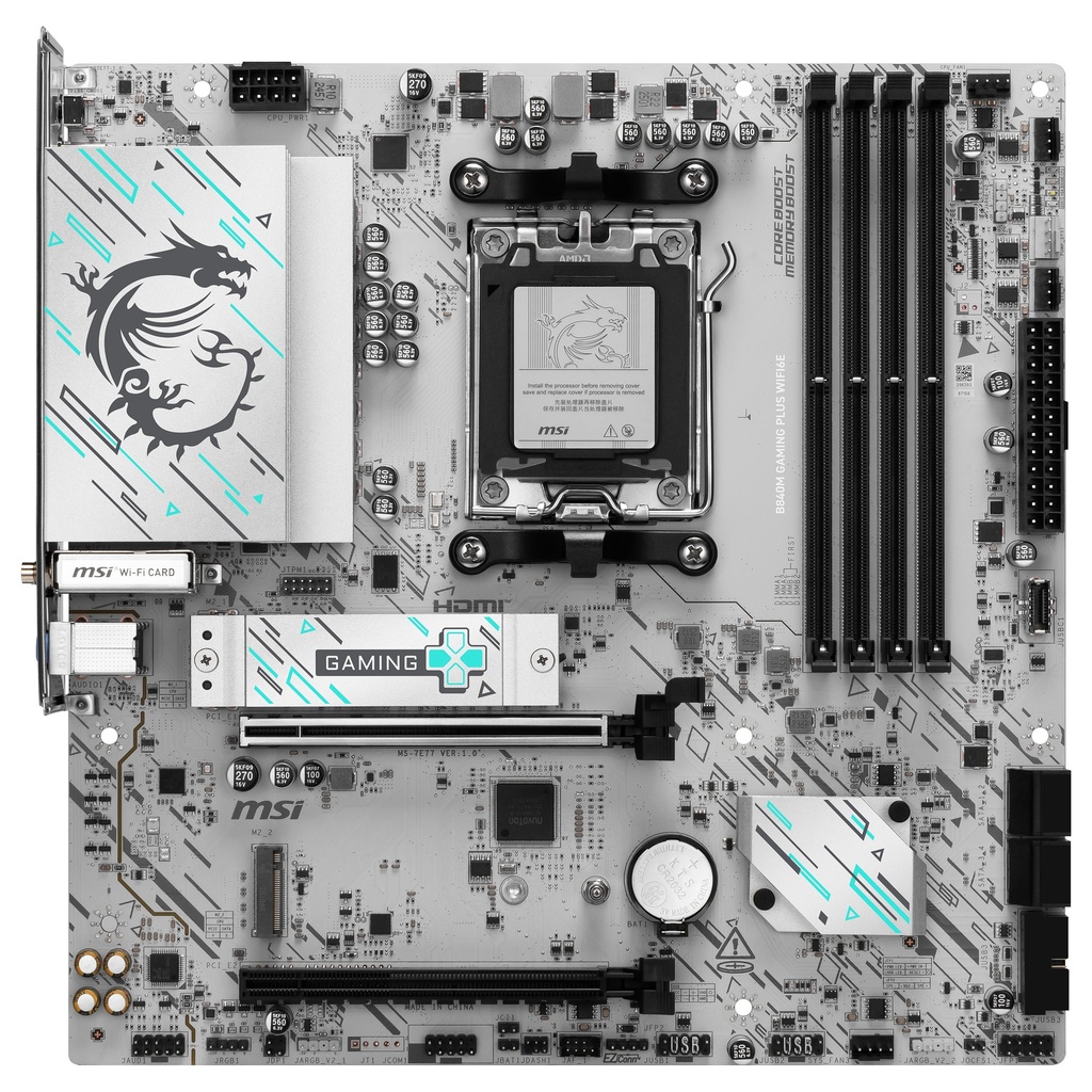 MSI B840M GAMING PLUS WIFI6E B840 AM5 - 7E77-003R
