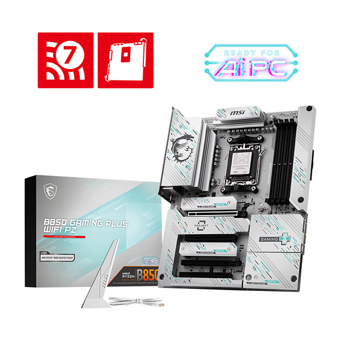 MSI Gaming Plus PZ B850 AM5 ATX - 7E75-001R