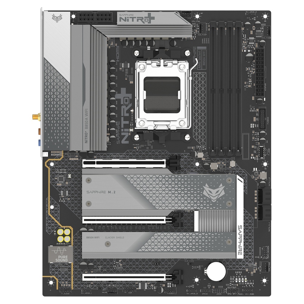 Sapphire NITRO+ B850A 1xHDMI 1.4 1xDP 1.2 B850 - 52123-03-40G