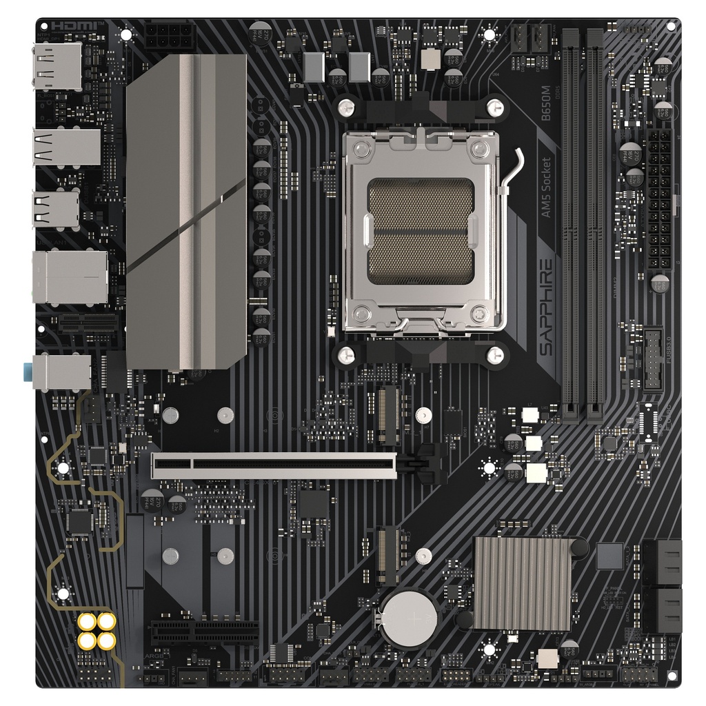 Sapphire B650M-E 1xHDMI 1.4 1xDP 1.2 B650 - 52112-04-40G