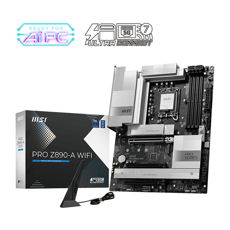 MSI PRO A Intel S1851 Z890 LGA1851 ATX - 7E32-002R