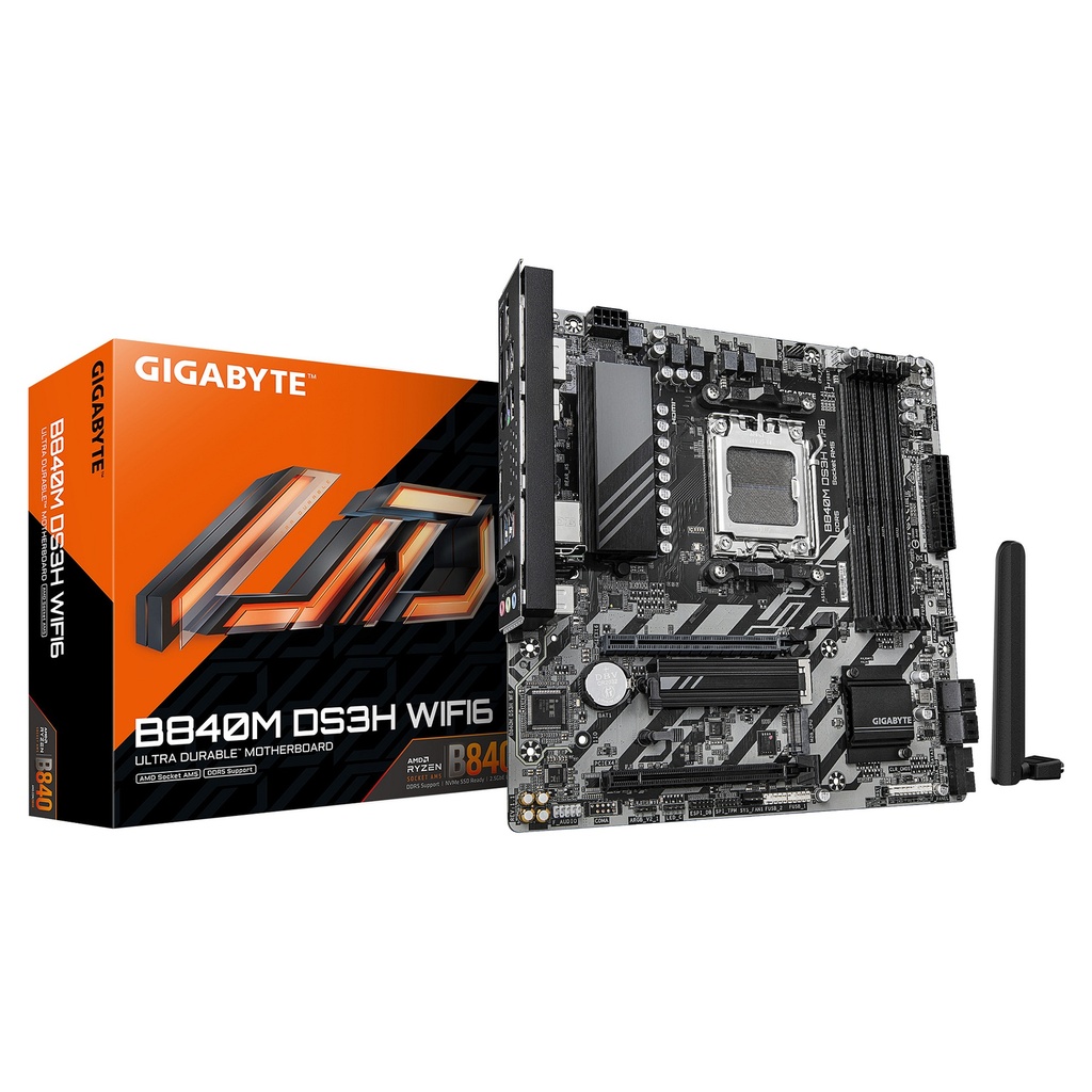 Gigabyte B840M DS3H B840 AM5 mATX - B840M DS3H WF6