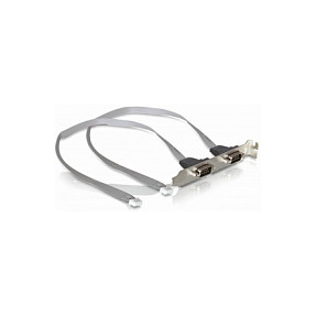 DeLOCK Slotblech Seriell 2xPort 2mm Pinabstand - 41791