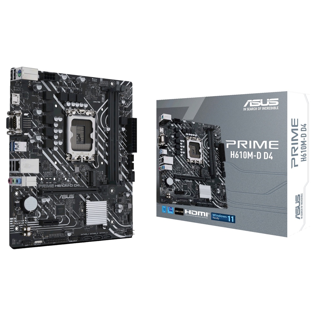 ASUS PRIME H610M-D H610 LGA1700 - 90MB1A00-M0EAY0