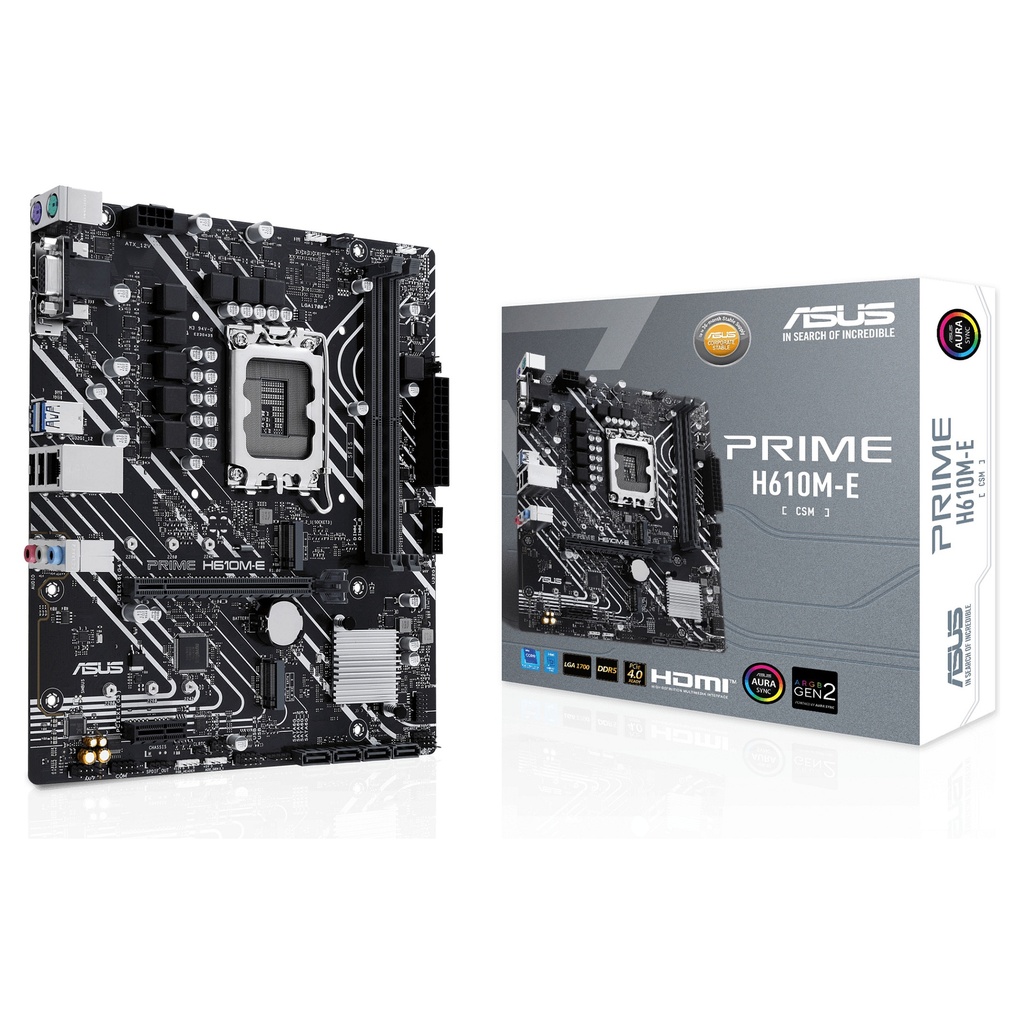 ASUS PRIME H610M-E-CSM H610 LGA1700 mATX - 90MB1G10-M0EAYC