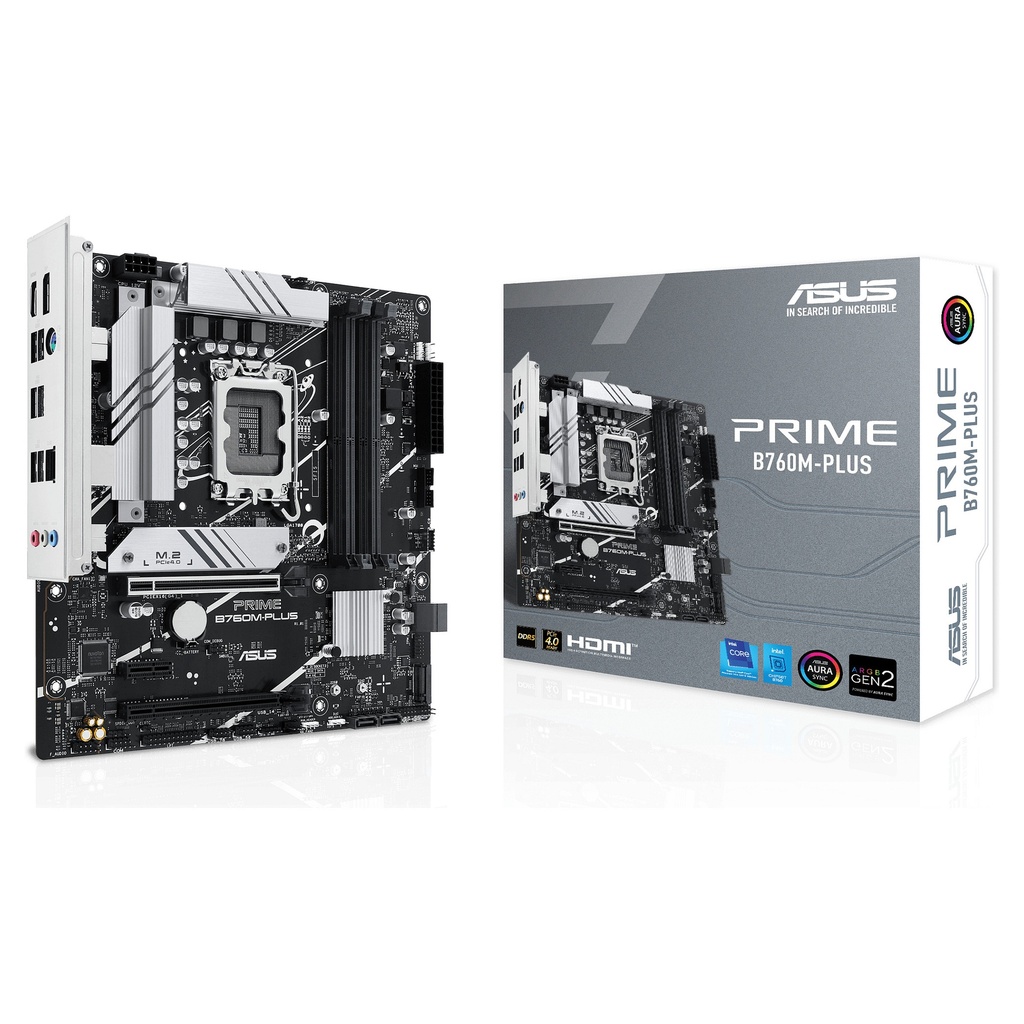 ASUS PRIME B760M-PLUS B760 LGA1700 mATX - 90MB1GY0-M0EAY0