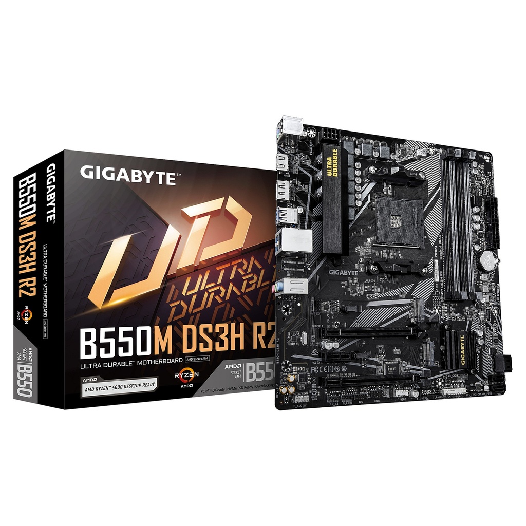 Gigabyte B550M DS3H R2 B550 AM4 mATX - B550M DS3H R2