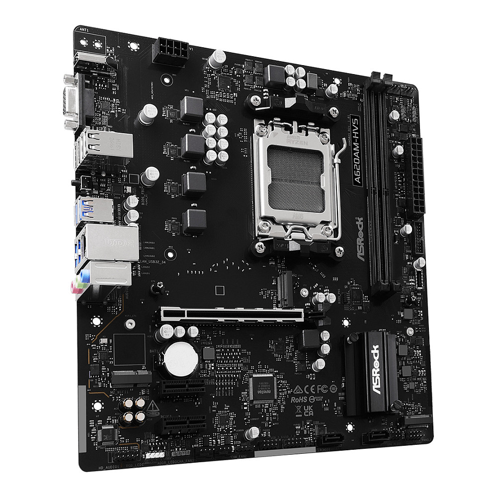 ASRock A620AM-HVS HDMI A620 AM5 mATX - 90-MXBSR0-A0UAYZ