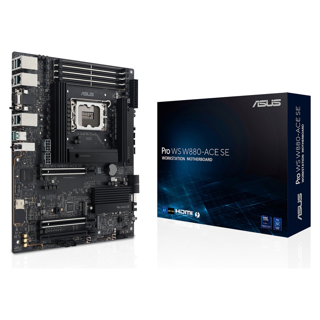 ASUS Pro WS W880-ACE SE W880 Chipsatz USB4. USB 3.2 Gen 2x2. USB 3.2 Gen 2. USB 3.2 Gen 1 LGA1700 ATX - 90MB1KV0-M0EAY0
