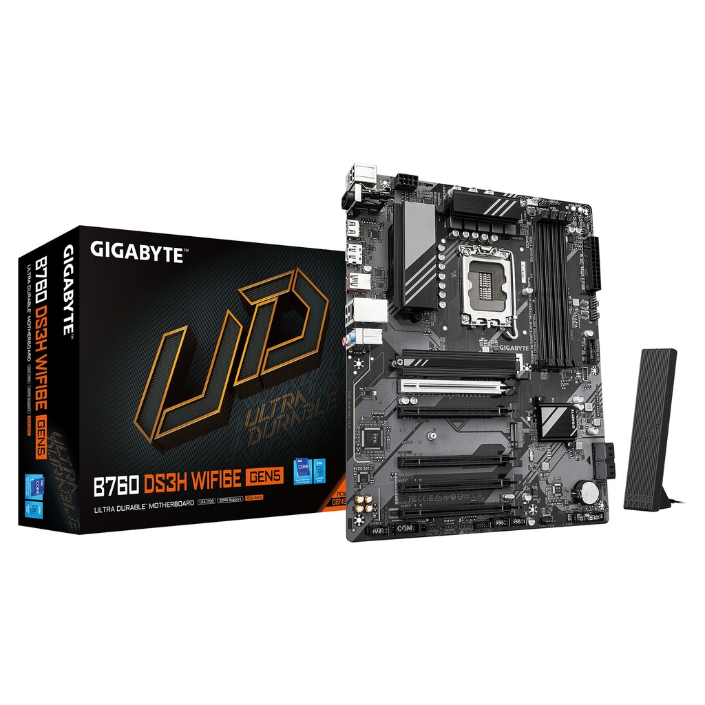 Gigabyte DS3H WiFi6E GEN5 (S1700 DS3H WF6E GEN5 B760 LGA1700 ATX - B760 DS3H WF6E GEN5