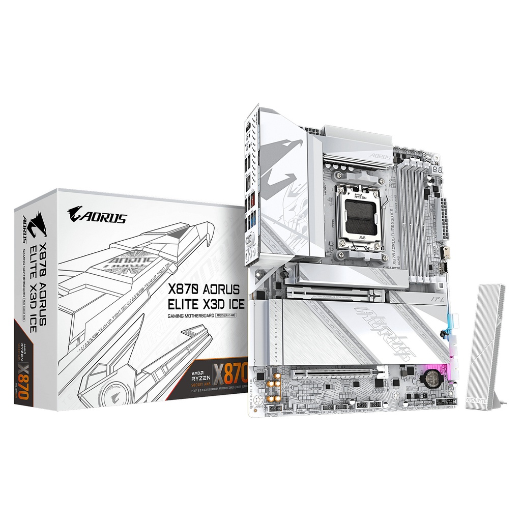 N Gigabyte X870 AORUS ELITE X3D ICE