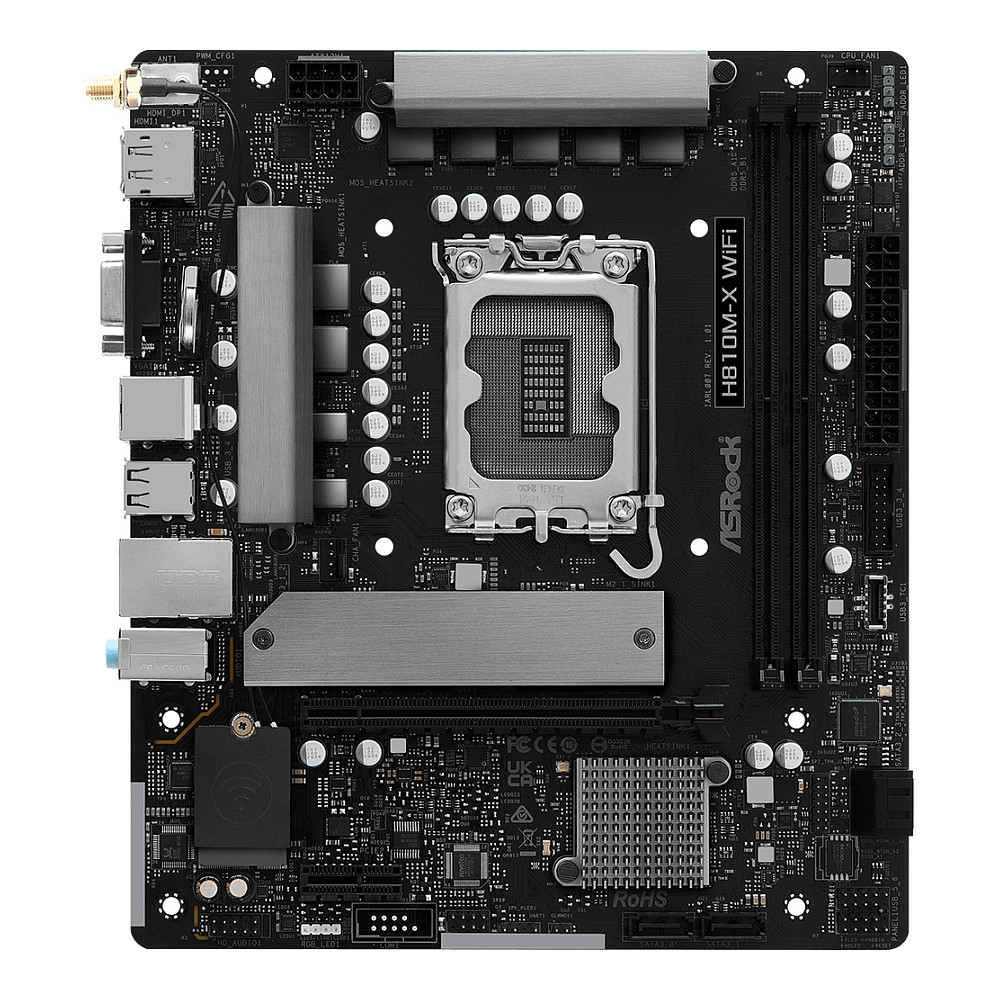 ASRock H810M-X H810 LGA1851 - 90-MXBS6-A0UAYZ