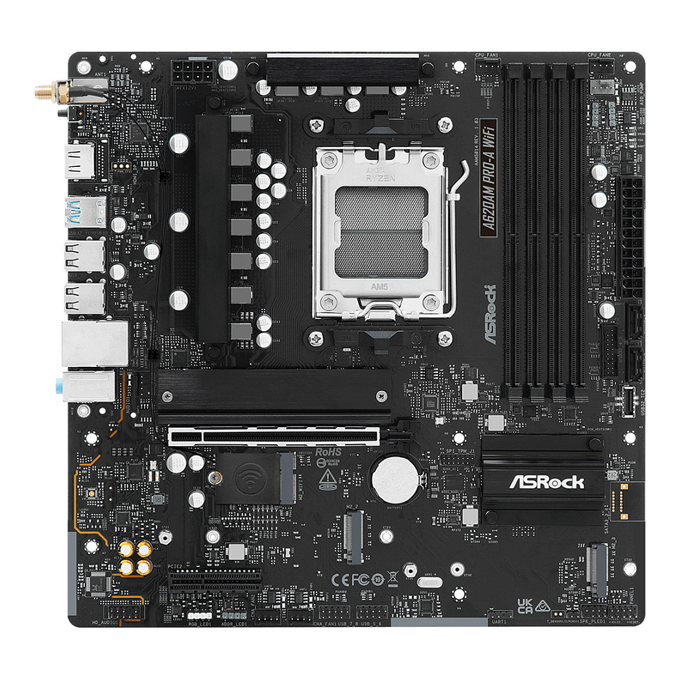 ASRock A620AM Pro-A WiFi AM5 mATX HDMI DDR5