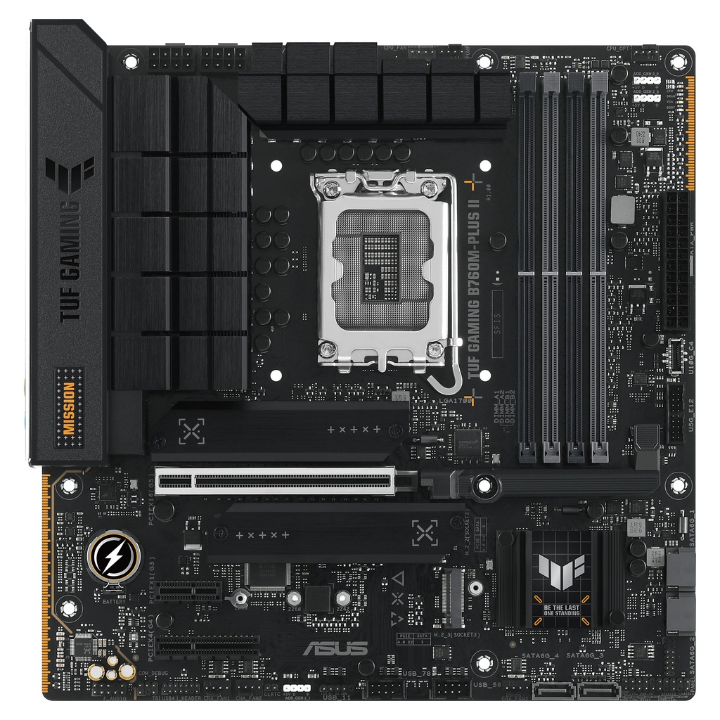 ASUS TUF GAMING B760M-PLUS II M.2/Thunderbolt 4 B760 LGA1700 mATX - 90MB1HD0-M0EAY0