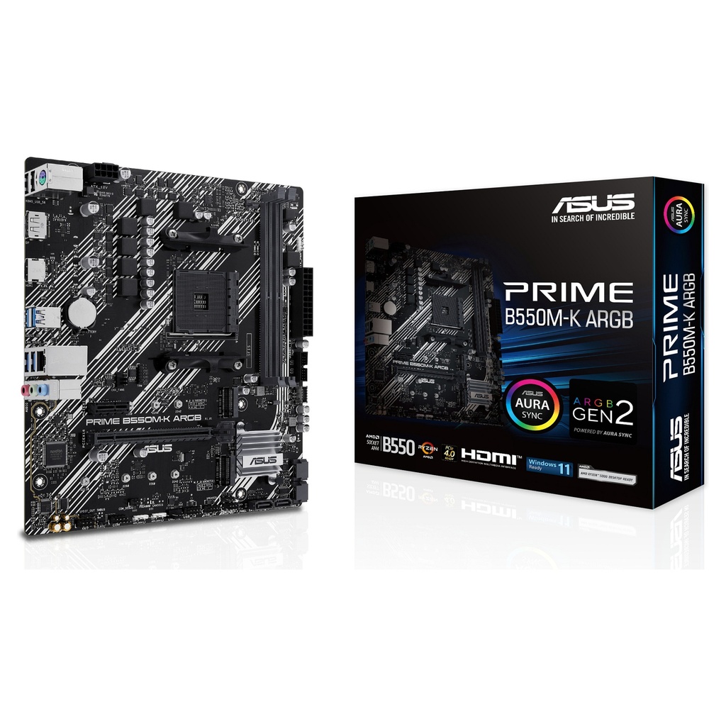 ASUS PRIME B550M-K B550 AM4 mATX - 90MB1GC0-M0EAY0