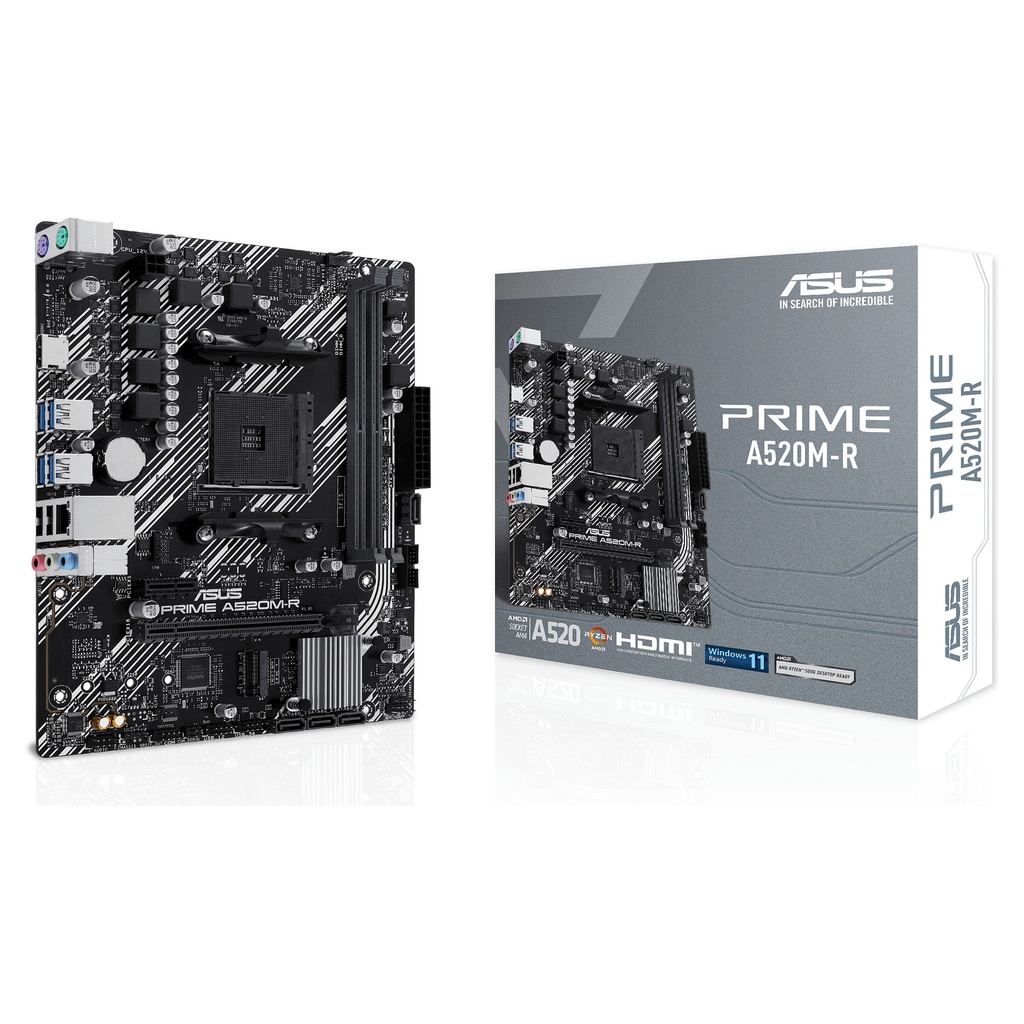 ASUS PRIME A520M-R A520 AM4 mATX - 90MB1H60-M0EAY0