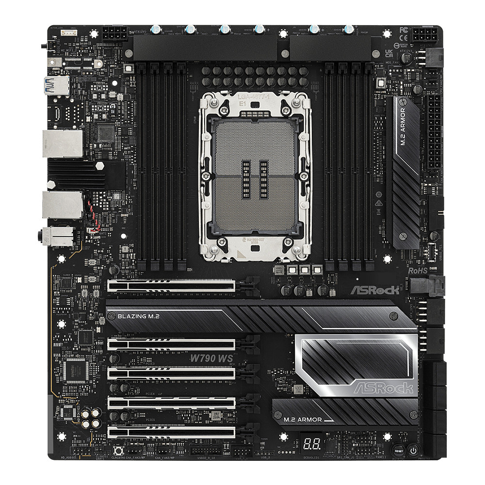 ASRock W790 WS R2.0 E-ATX Server Mainboard with Intel Socket 4677