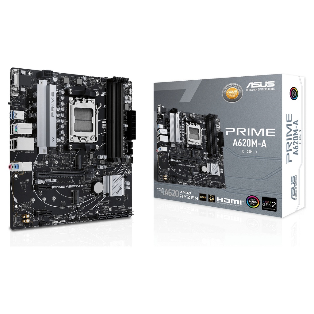 ASUS PRIME A620M-A-CSM A620 AM5 - 90MB1F10-M0EAYC