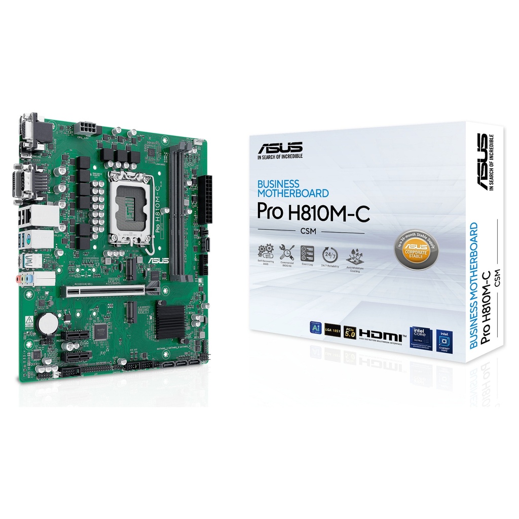 ASUS PRO H810M-C-CSM H810 LGA1851 mATX - 90MB1KHP-M0EAYC
