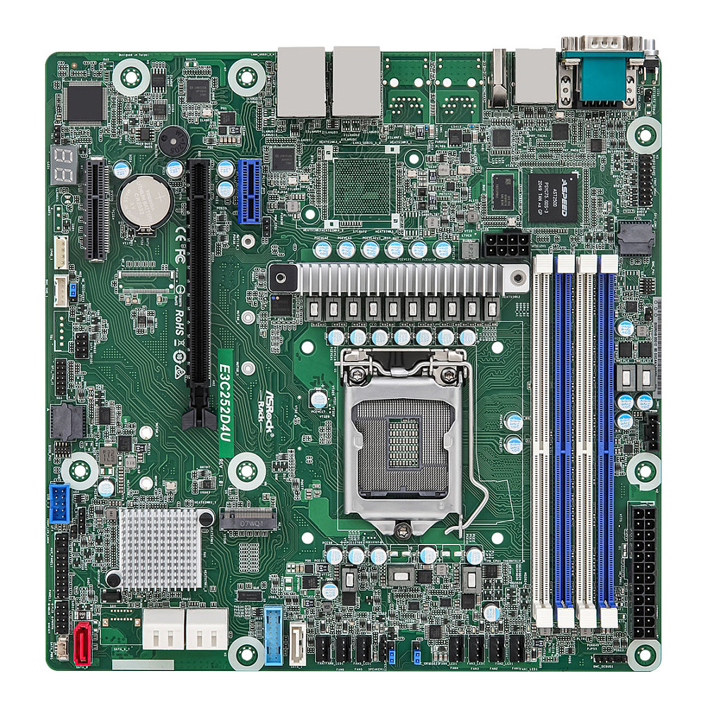 ASRock E3C252D4U LGA1200 mATX - E3C252D4U