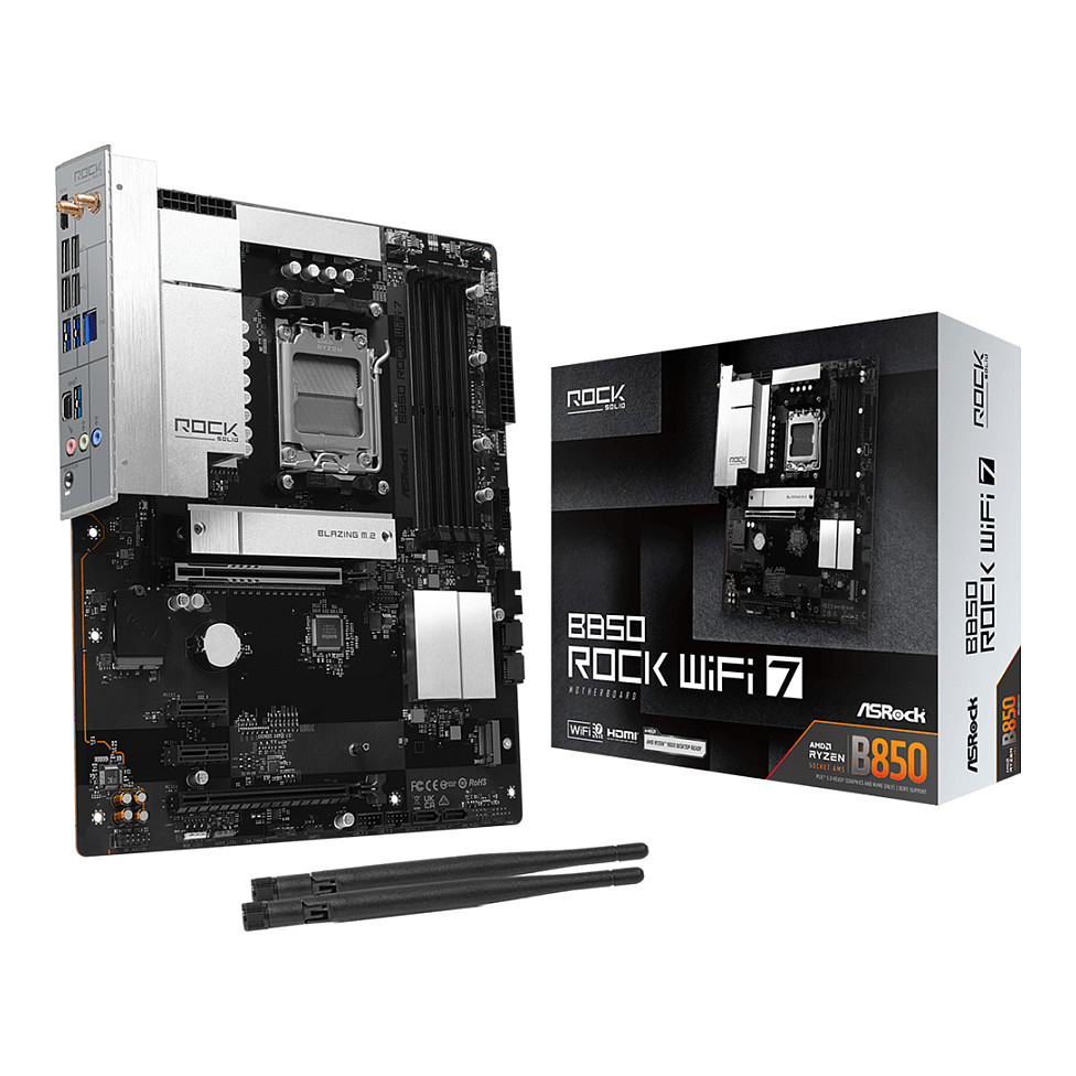 ASRock Rock HDMI/USB-C B850 AM5 ATX - 90-MXBU20-A0UAYZ