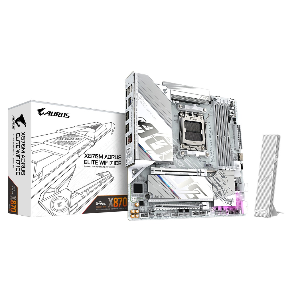 Gigabyte X870M A ELITE WF7 ICE X870 AM5 - X870M A ELITE WF7 ICE