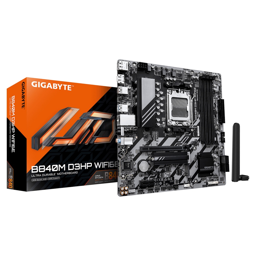 Gigabyte MOT B840M D3HP WiFi6E B840 AM5 mATX - B840M D3HP WF6E