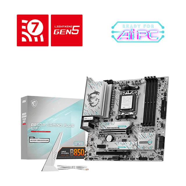 MSI B850M GAMING PLUS B850 AM5 - 7E66-001R