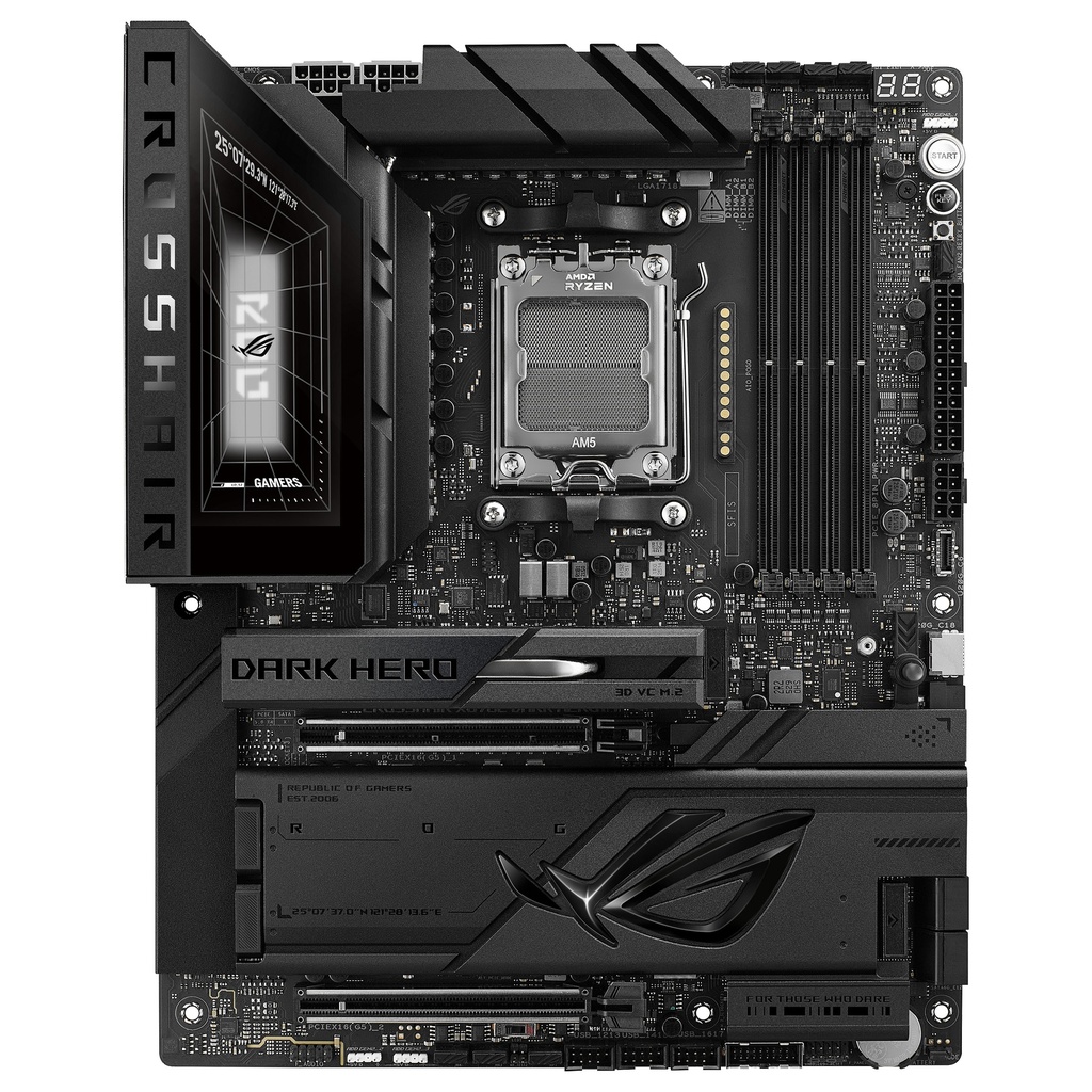 ROG CROSSHAIR X870E DARK HERO WIFI7 ATX Mainboard AM5 HDMI/USB4