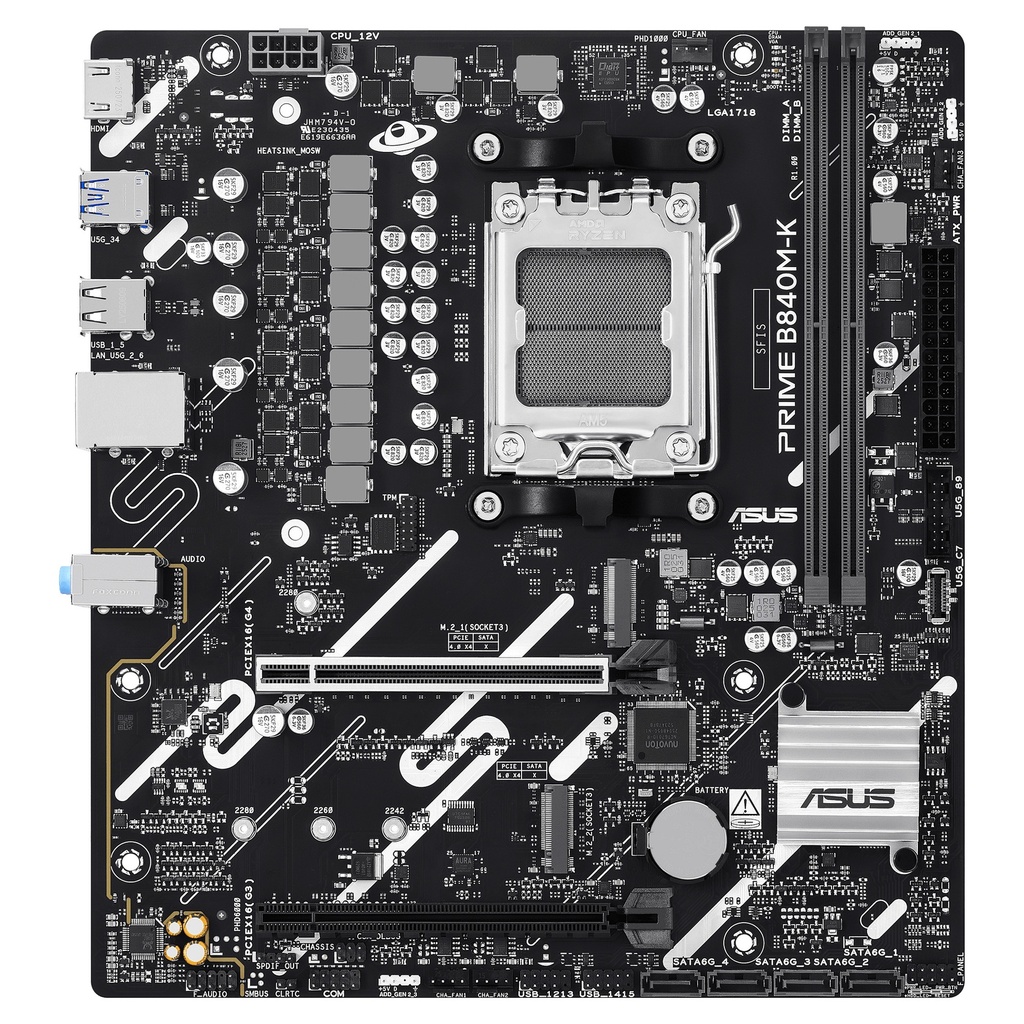 AMD PRIME B840M-K B840 AM5 mATX - 90MB1PK0-M0EAY0