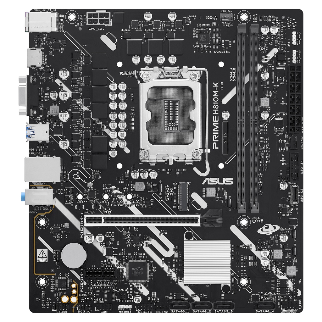 ASUS PRIME H810M-K HDMI/VGA H810 LGA1851 mATX - 90MB1N10-M0EAY0
