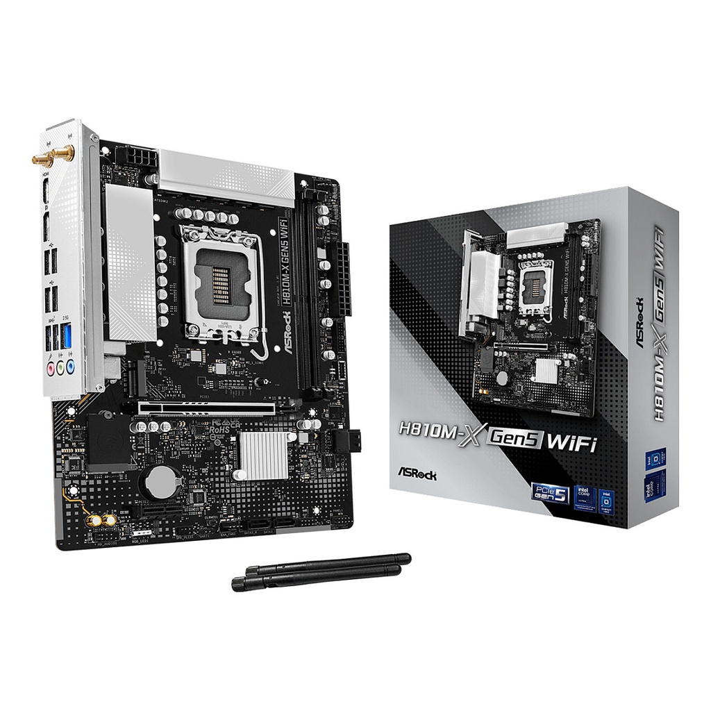 ASROCK H810M-X GEN5 WiFi DDR5 Intel S1851 90-MXBU80-A0UAYZ retail