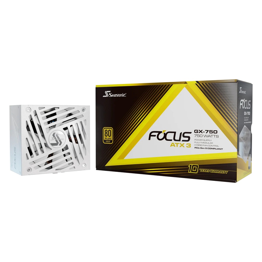 Seasonic Sea Sonic 750W 80+ Gold - FOCUS-GX-750-V4-WHITE