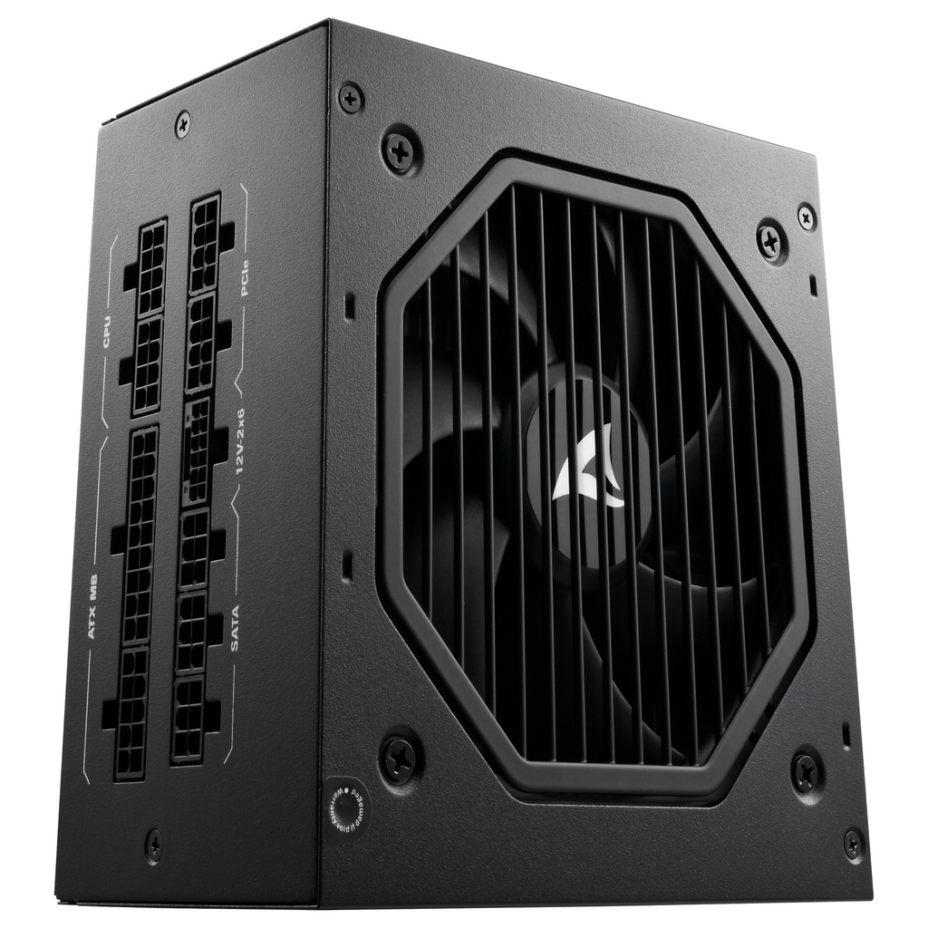 SHARKOON Rebel P20 (Black, 1x 12 Pin High Power Connector, 4x PCIe, Cable Management, 750 Watt) 750W