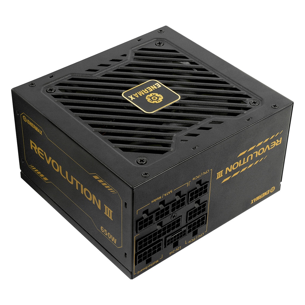 Enermax Power Supply Revolution3 Black FULLMOD 650W 80+ Gold