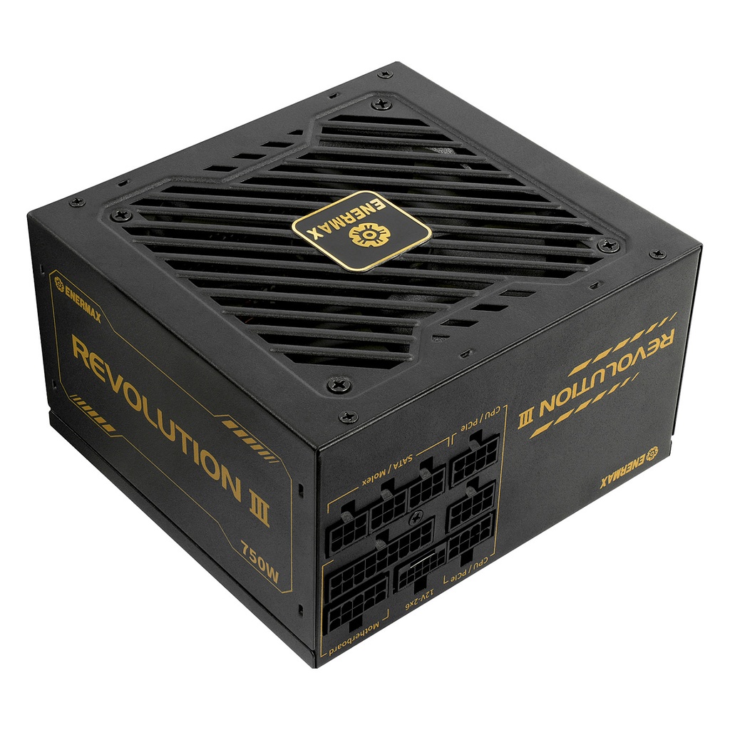 Enermax Power Supply Revolution3 Black FULLMOD 750W 80+ Gold